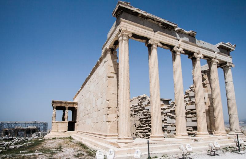 Templo de Erecteion, Acropolis, Atenas, Grecia, Eu...