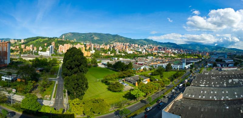 Panoramica de la Ciudad de Medellin, Antioquia, Co...