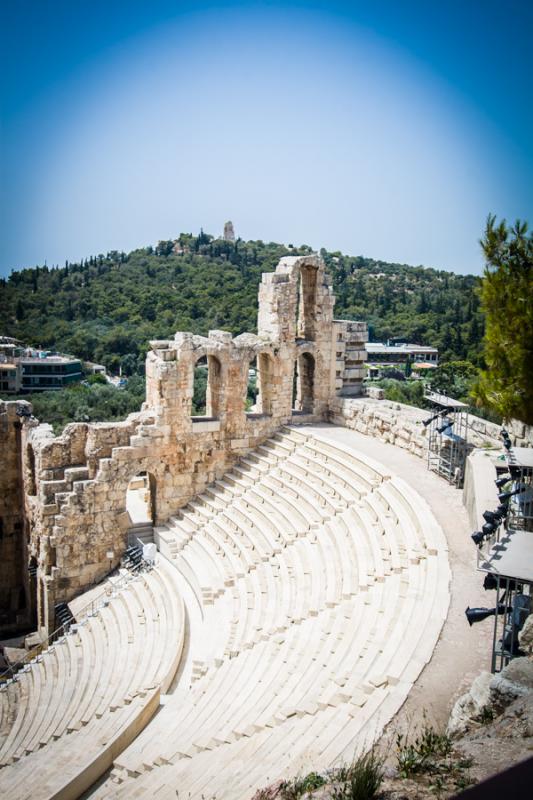 Odeon de Herodes Atico, Acropolis, Atenas, Grecia,...