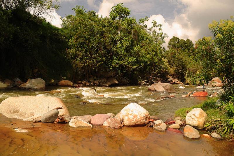 Rio Chinchina, Chinchina, Caldas, Manizales, Colom...