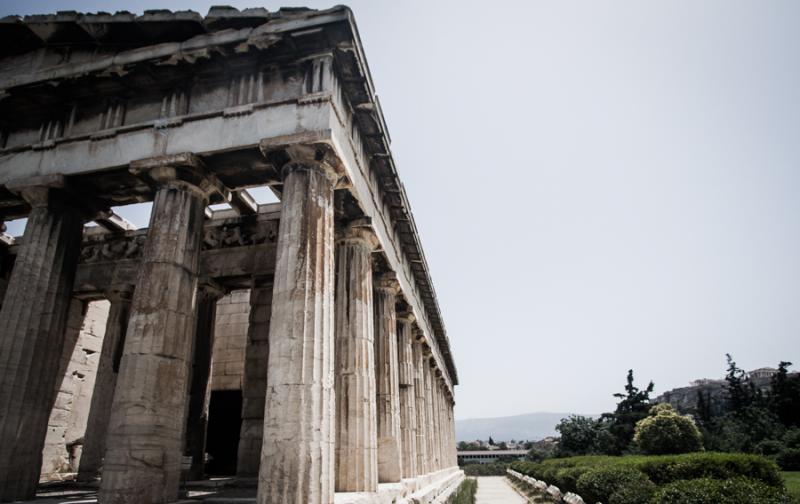 Templo de Teseo, Acropolis, Atenas, Grecia, Europa...