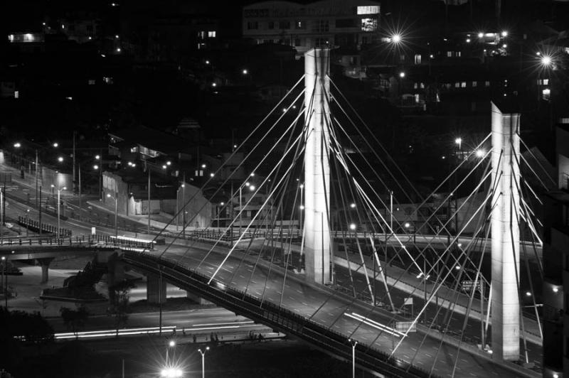 Puente de la Calle 4 Sur, Medellin, Antioquia, Col...