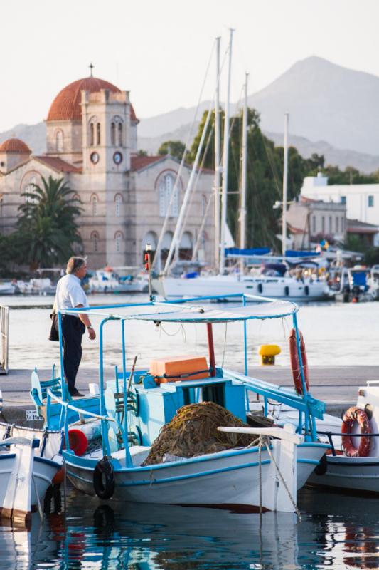 Puerto de Egina, Grecia, Europa Occidental