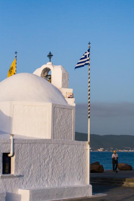 Iglesia Tipica de Egina, Grecia, Europa Occidental