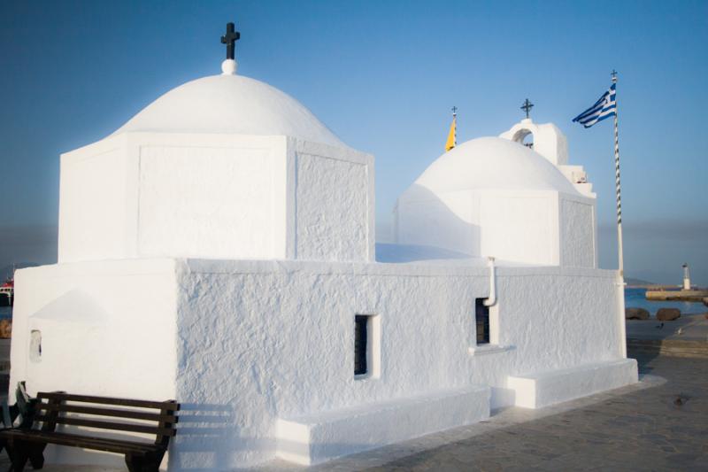 Iglesia Tipica de Egina, Grecia, Europa Occidental