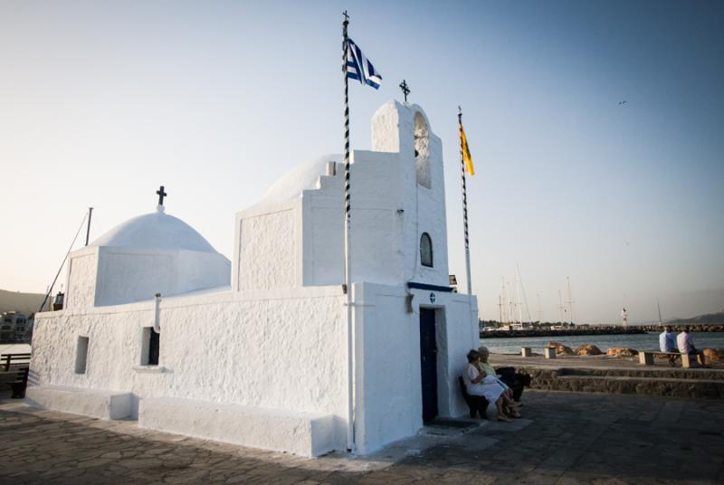 Iglesia Tipica de Egina, Grecia, Europa Occidental