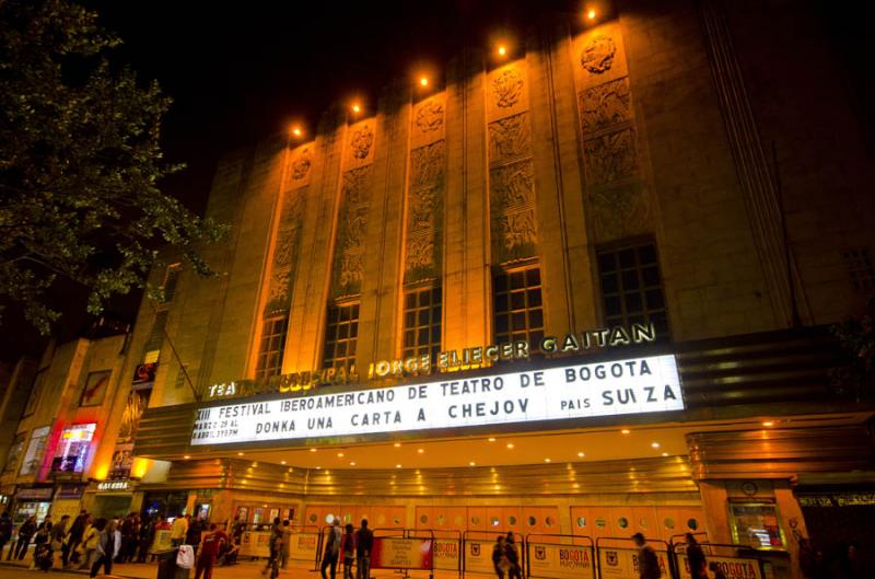 Teatro Jorge Eliecer Gaitan, Santa Fe, Bogota, Cun...