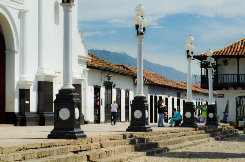 Parque Principal, San Juan Giron, Santander, Bucar...