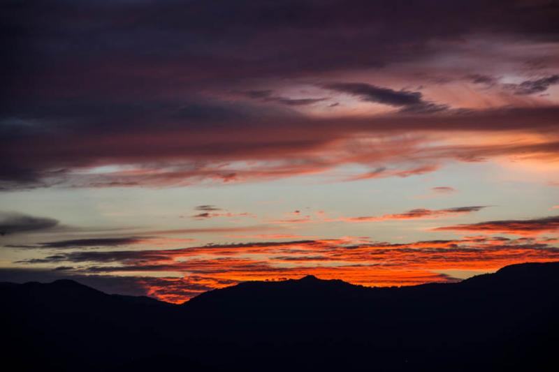 Atardecer en Medellin, Antioquia, Colombia