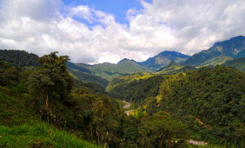 Paisaje de Manizales, Caldas, Colombia