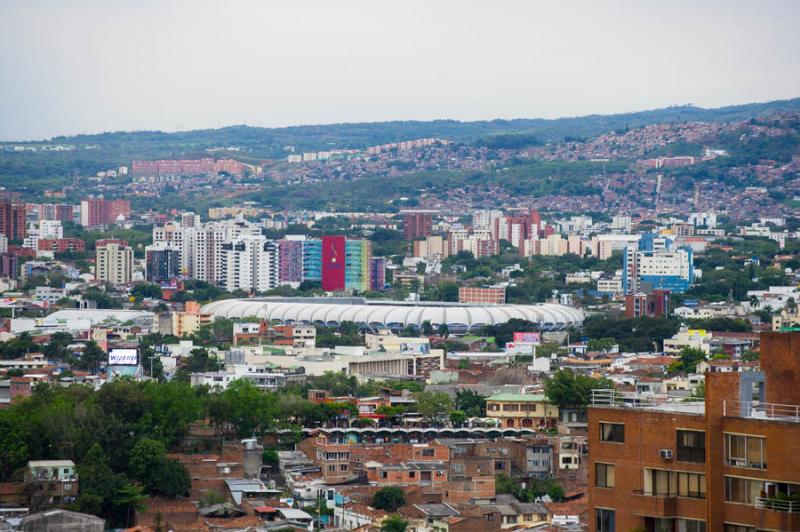 Panoramica de la Ciudad de Cali, Santiago de Cali,...