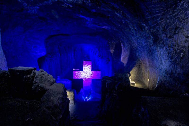 El Viacrucis, Catedral de Sal, Zipaquira, Provinci...