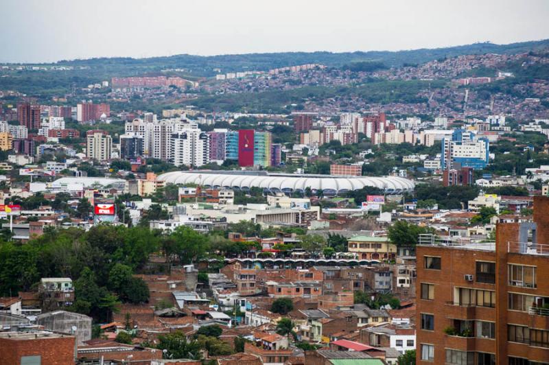 Panoramica de la Ciudad de Cali, Santiago de Cali,...