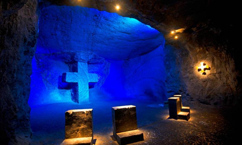 El Viacrucis, Catedral de Sal, Zipaquira, Provinci...