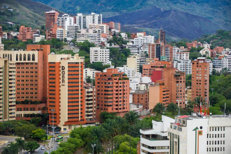 Panoramica de la Ciudad de Cali, Santiago de Cali,...