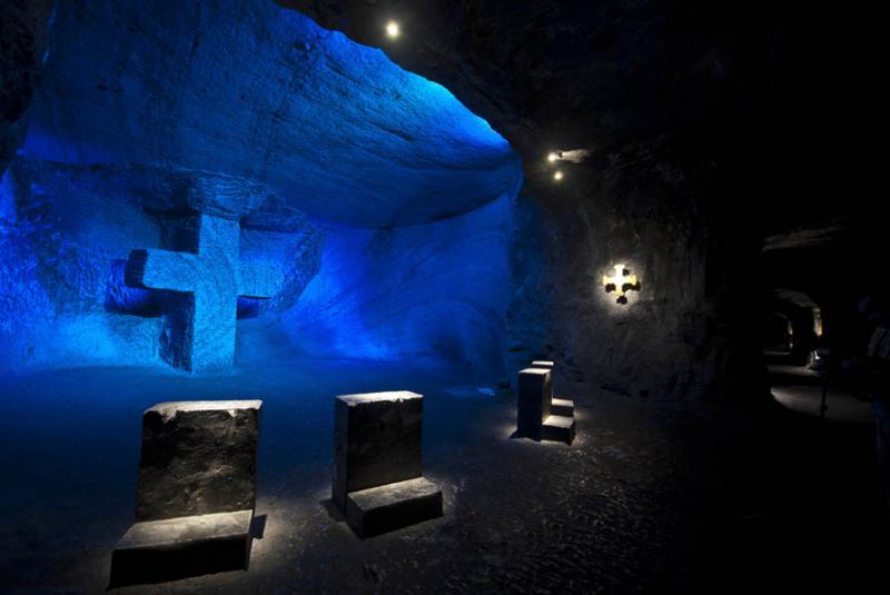 El Viacrucis, Catedral de Sal, Zipaquira, Provinci...