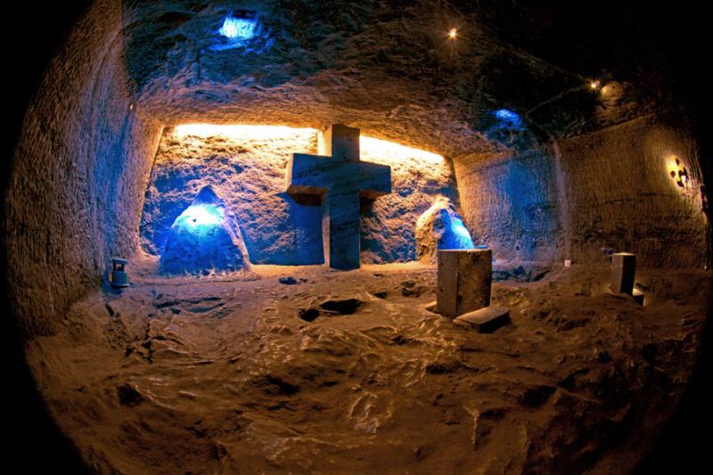 El Viacrucis, Catedral de Sal, Zipaquira, Provinci...