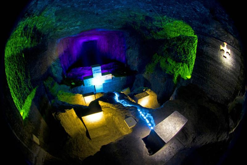 El Viacrucis, Catedral de Sal, Zipaquira, Provinci...