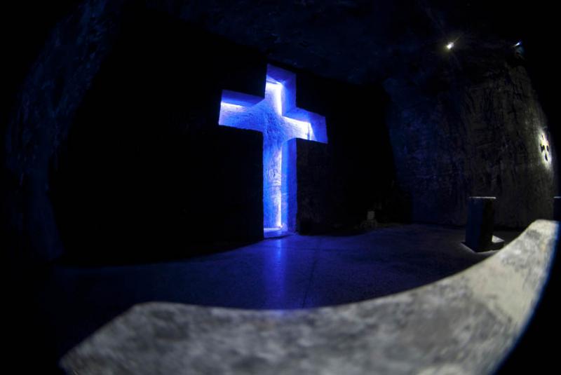 El Viacrucis, Catedral de Sal, Zipaquira, Provinci...