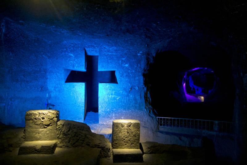 El Viacrucis, Catedral de Sal, Zipaquira, Provinci...