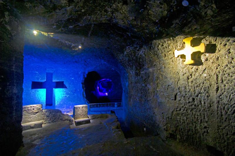 El Viacrucis, Catedral de Sal, Zipaquira, Provinci...