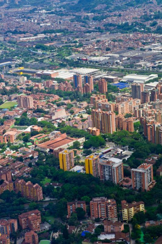 Panoramica Aerea, Medellin, Antioquia, Colombia