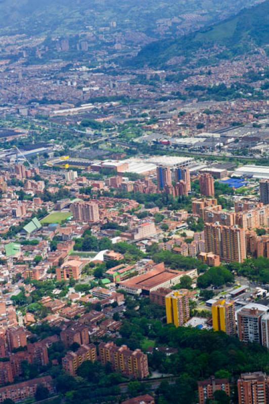 Panoramica Aerea, Medellin, Antioquia, Colombia