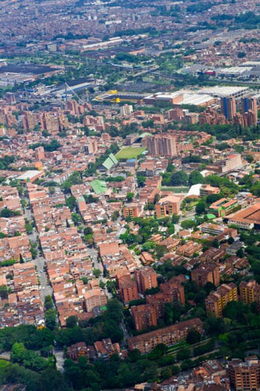 Panoramica Aerea, Medellin, Antioquia, Colombia