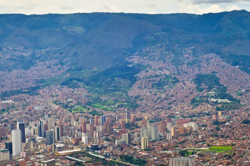 Panoramica Aerea, Medellin, Antioquia, Colombia