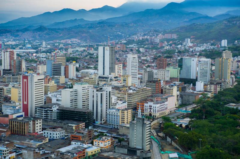 Panoramica de la Ciudad de Cali, Santiago de Cali,...