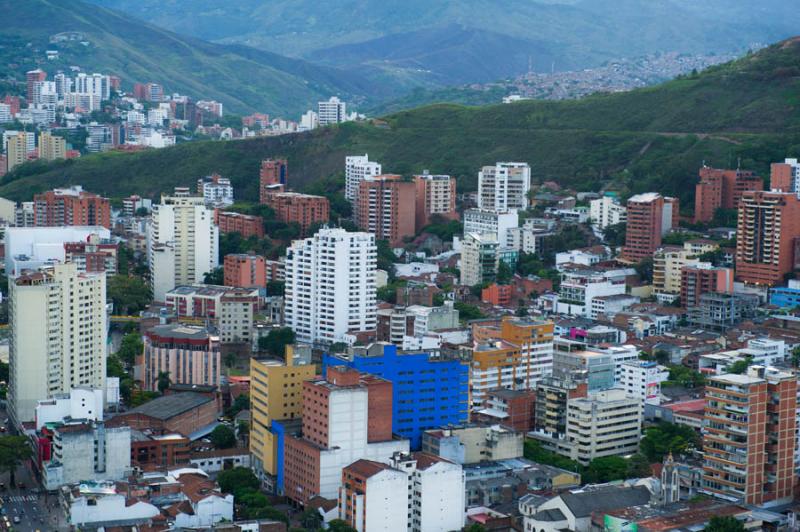 Panoramica de la Ciudad de Cali, Santiago de Cali,...