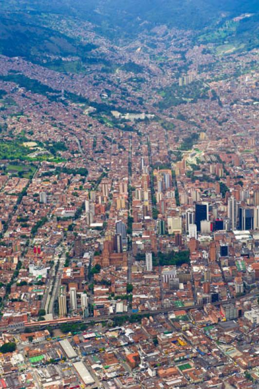 Panoramica Aerea, Medellin, Antioquia, Colombia