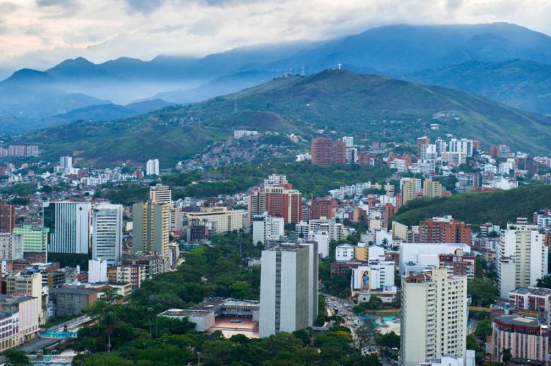 Panoramica de la Ciudad de Cali, Santiago de Cali,...