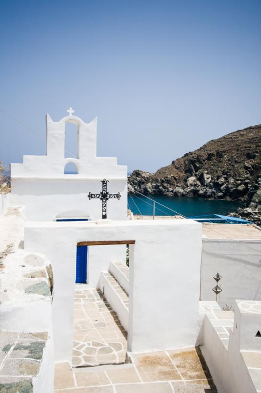 Iglesia Tradicional de Sifnos, Islas de Ciclades, ...