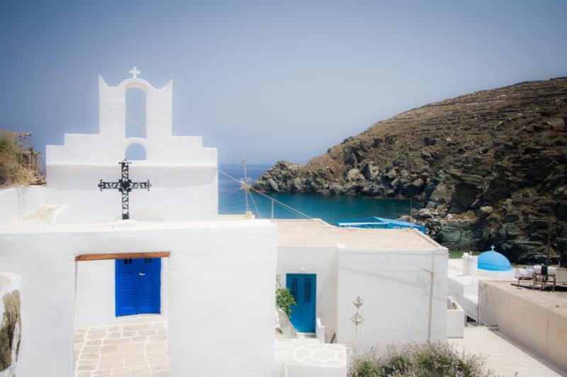 Iglesia Tradicional de Sifnos, Islas de Ciclades, ...