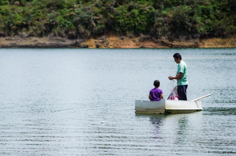 Embalse de Guatape, Guatape, El Peñol, Antioquia,...