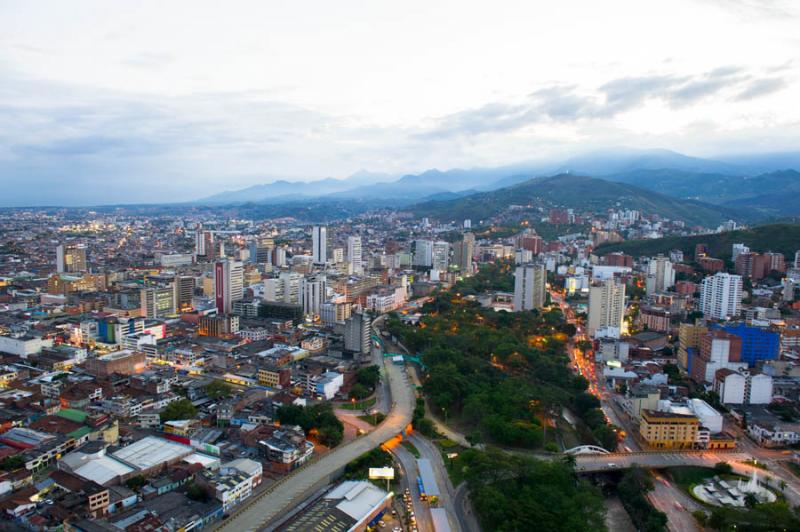 Panoramica de la Ciudad de Cali, Santiago de Cali,...