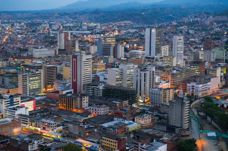 Panoramica de la Ciudad de Cali, Santiago de Cali,...