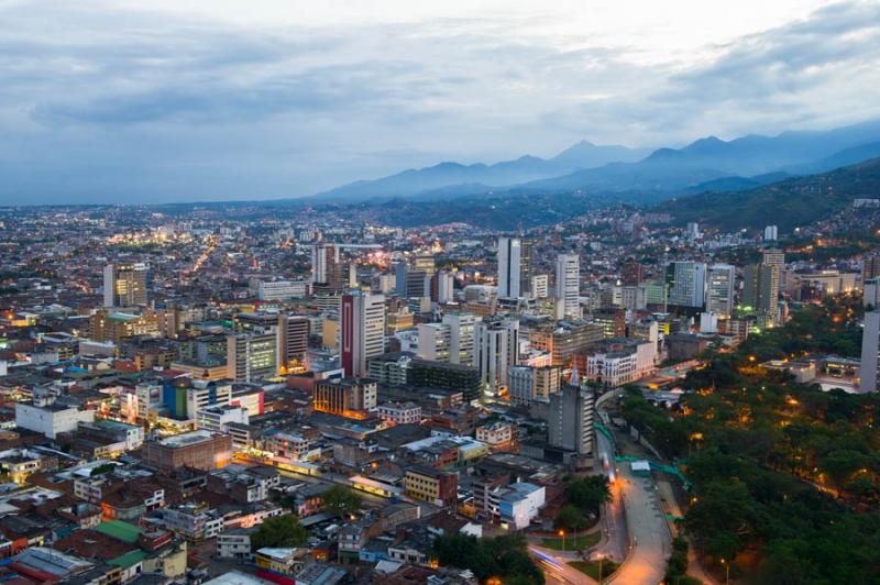 Panoramica de la Ciudad de Cali, Santiago de Cali,...