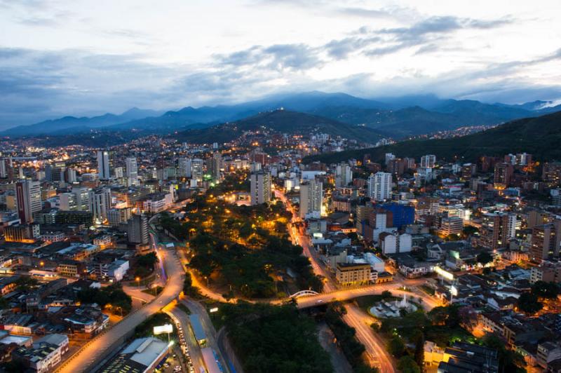 Panoramica de la Ciudad de Cali, Santiago de Cali,...