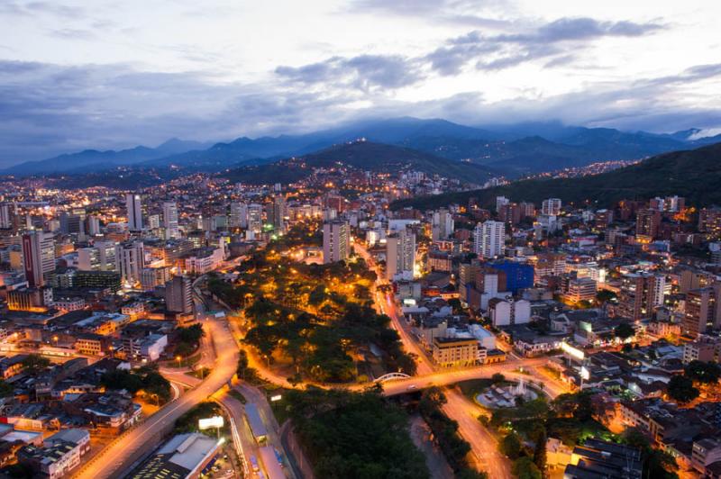 Panoramica de la Ciudad de Cali, Santiago de Cali,...