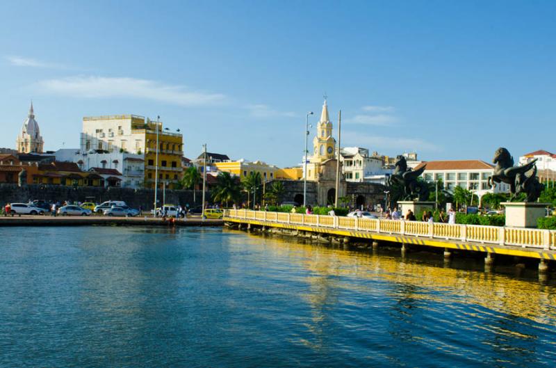 Muelle de los Pegasos, Cartagena, Bolivar, Colombi...