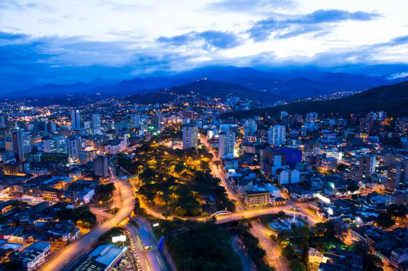 Panoramica de la Ciudad de Cali, Santiago de Cali,...