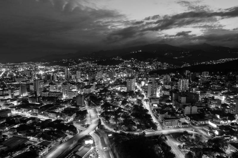 Panoramica de la Ciudad de Cali, Santiago de Cali,...