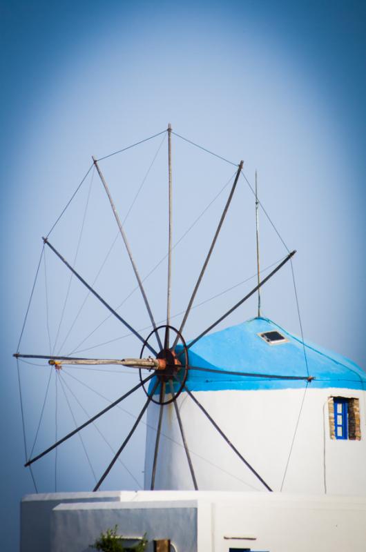 Molinos de Viento en Sifnos, Islas de Ciclades, Gr...