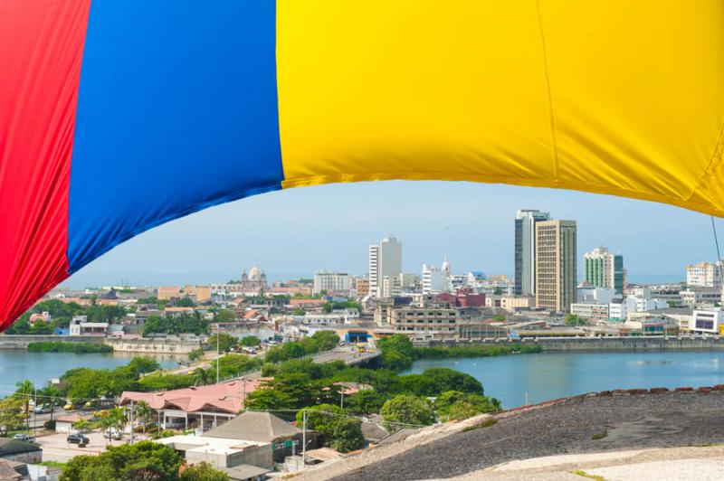 Panoramica de Cartagena, Bolivar, Colombia