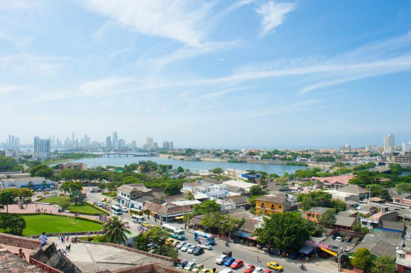 Panoramica del El Laguito, Cartagena, Bolivar, Col...