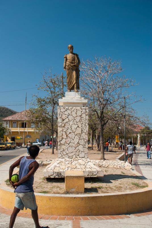 Monumento a Simon Bolivar, Puerto Colombia, Barran...