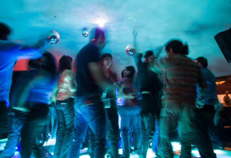 Interior en una Discoteca