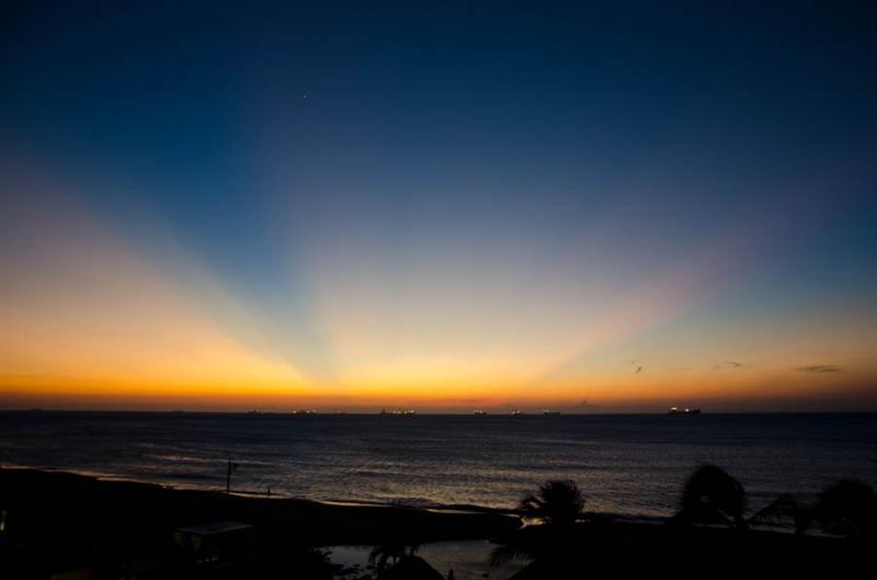 Atardecer en El Rodadero, Santa Marta, Magdalena, ...